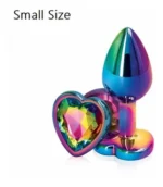 Plug anal Joya Corazón Tornasol Talla S