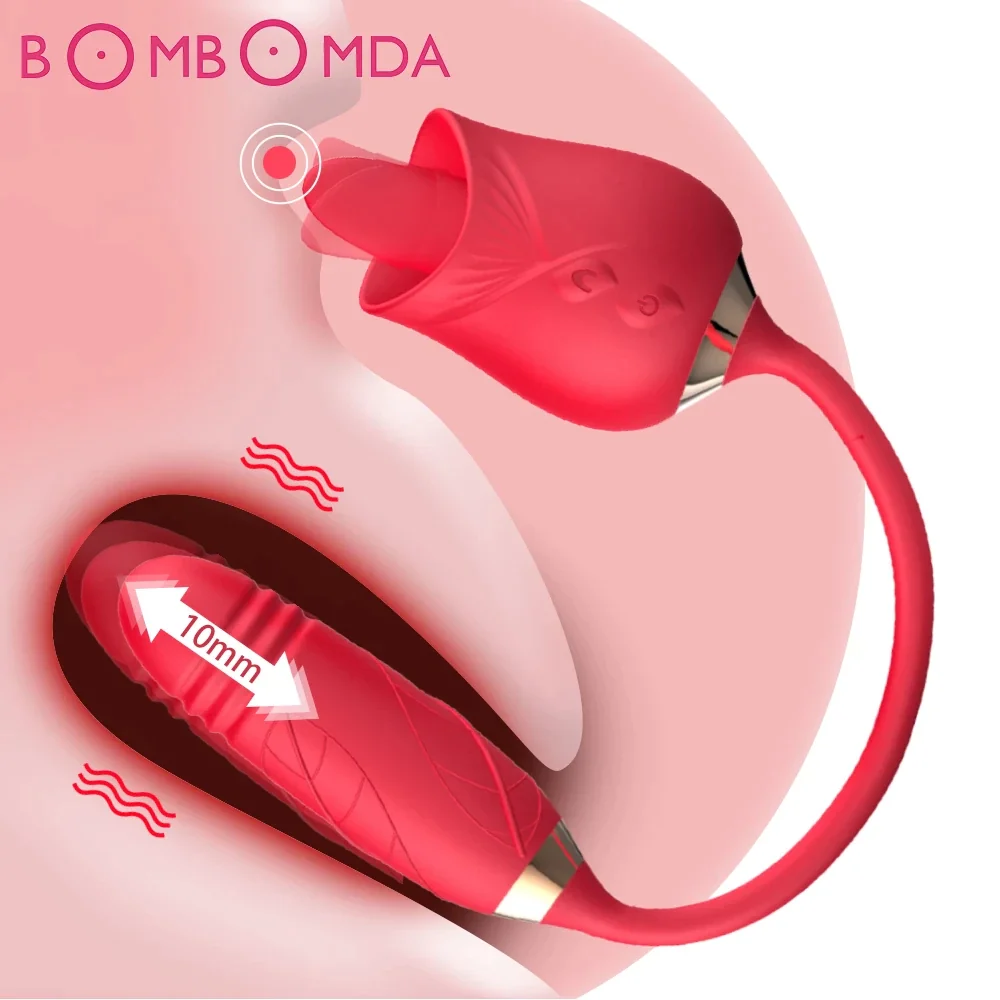 Vibrador Rosa con Lengua - Image 3